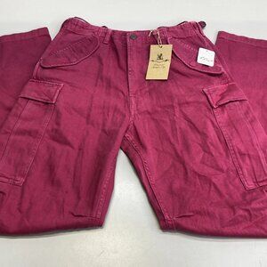 Denimist High-Rise Boyfriend Cargo Jeans Women’s